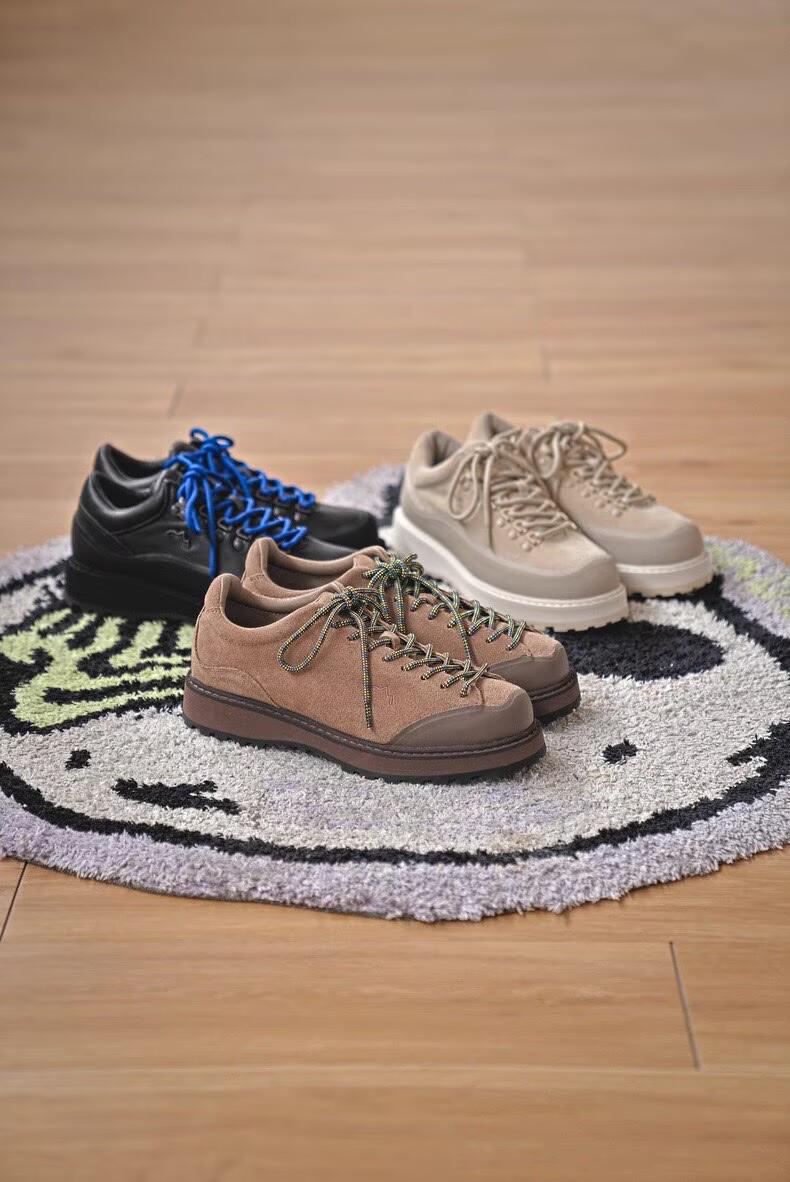 Handmade Italian Leather Hiking Boots | Cowhide Suede Outdoor Footwear